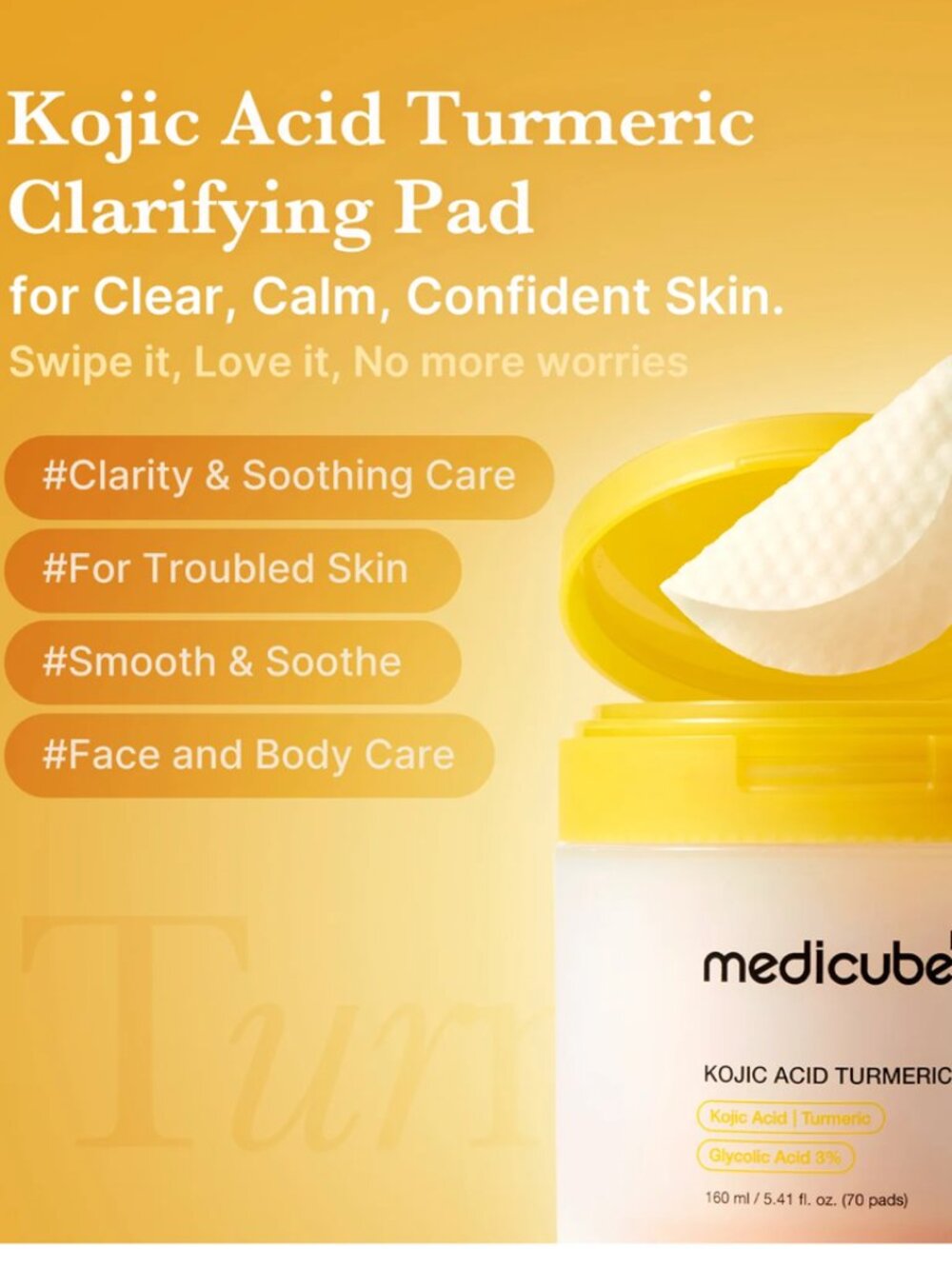 Kojic Acid Turmeric Toner Pad